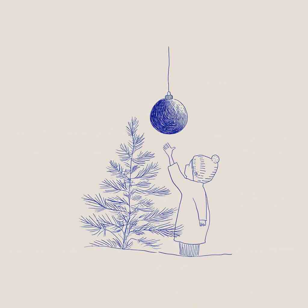 Синий шарик